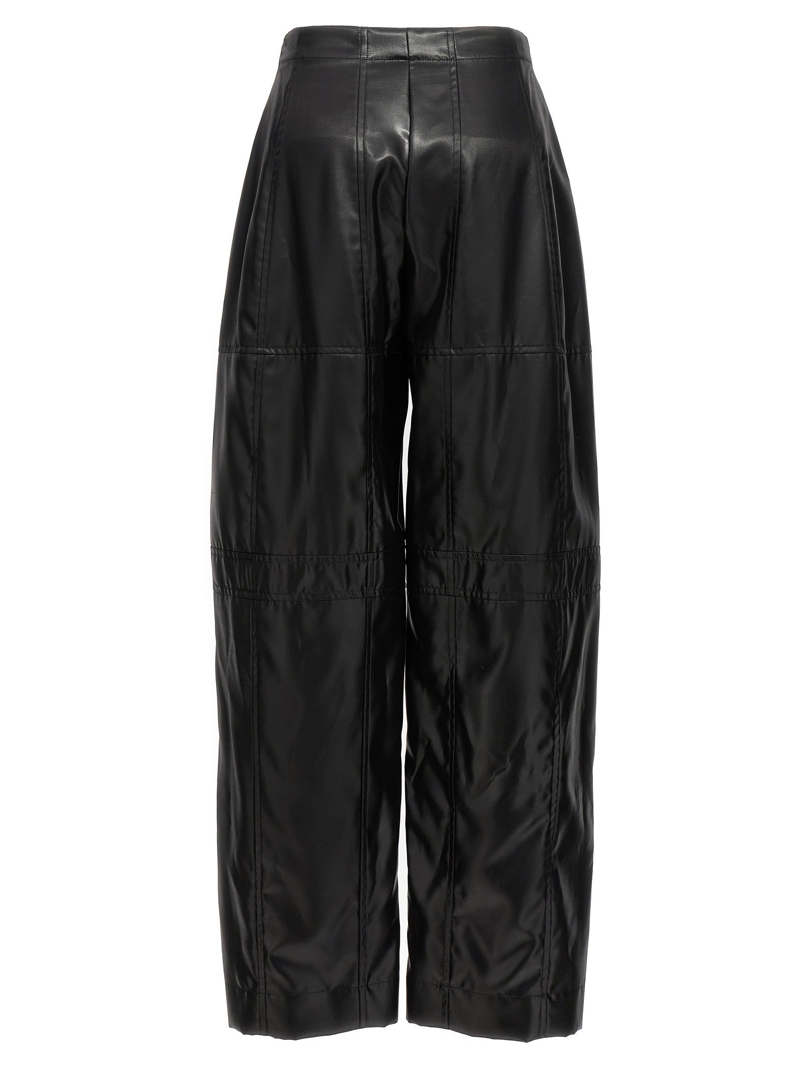 Jil Sander Coated Pants Black