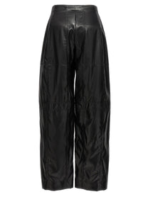 Jil Sander Coated Pants Black