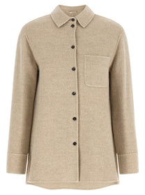 S MAX MARA Cobalto Overshirt Beige
