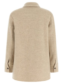S MAX MARA Cobalto Overshirt Beige