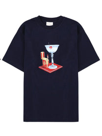 Drôle de Monsieur Men's Cocktail Shirt Blue
