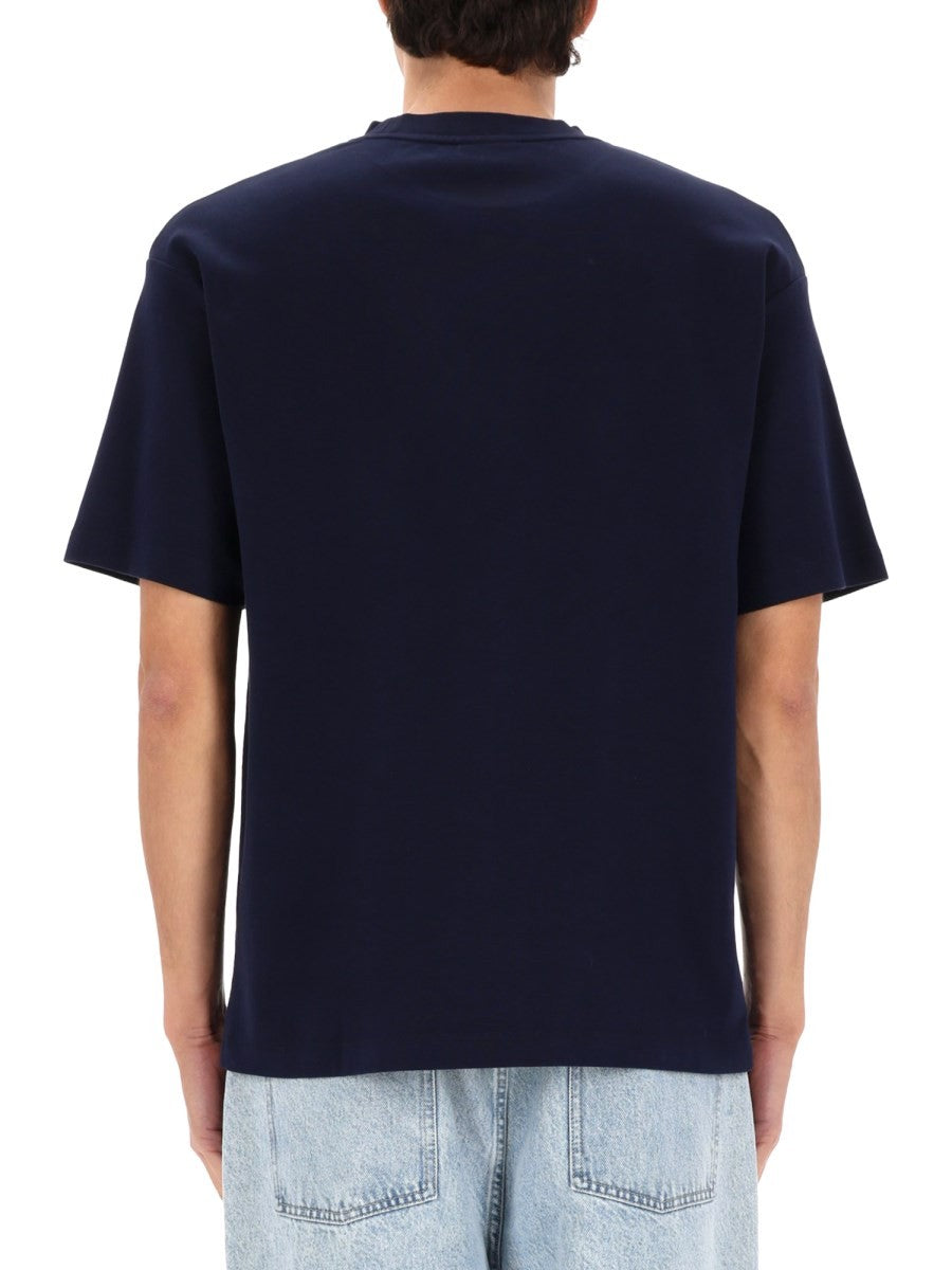 Drôle de Monsieur Men's Cocktail Shirt Blue