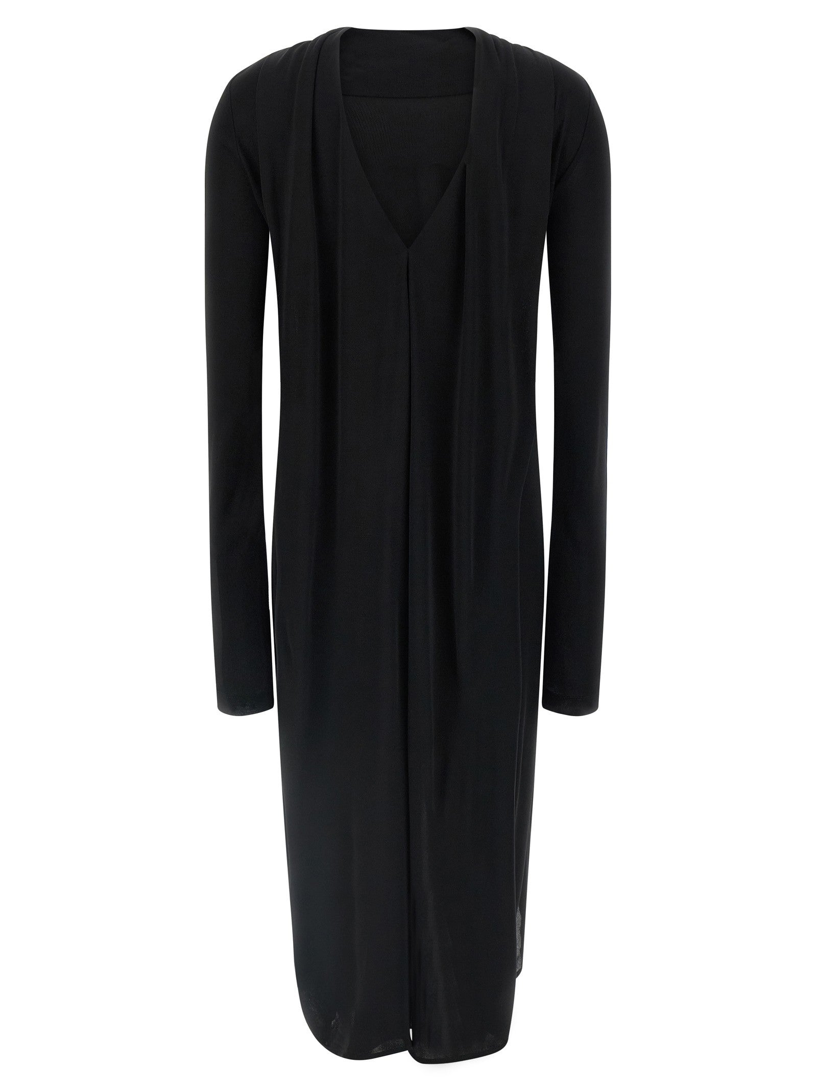 Toteme Cocoon Cape Dress Black