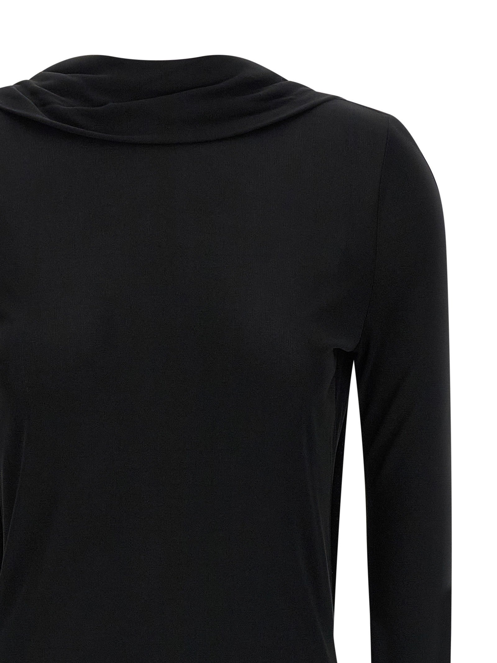 Toteme Cocoon Cape Dress Black