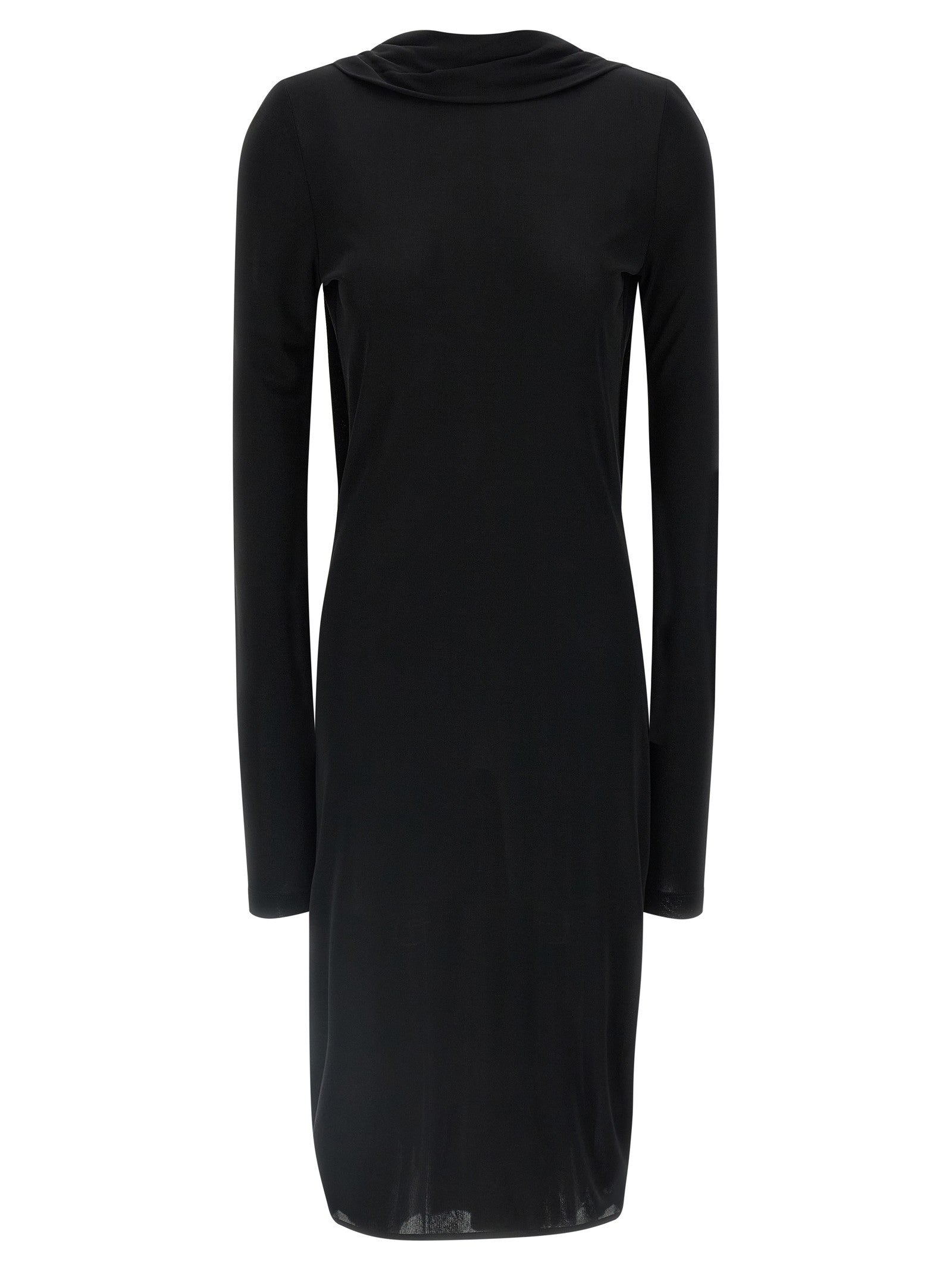 Toteme Cocoon Cape Dress Black