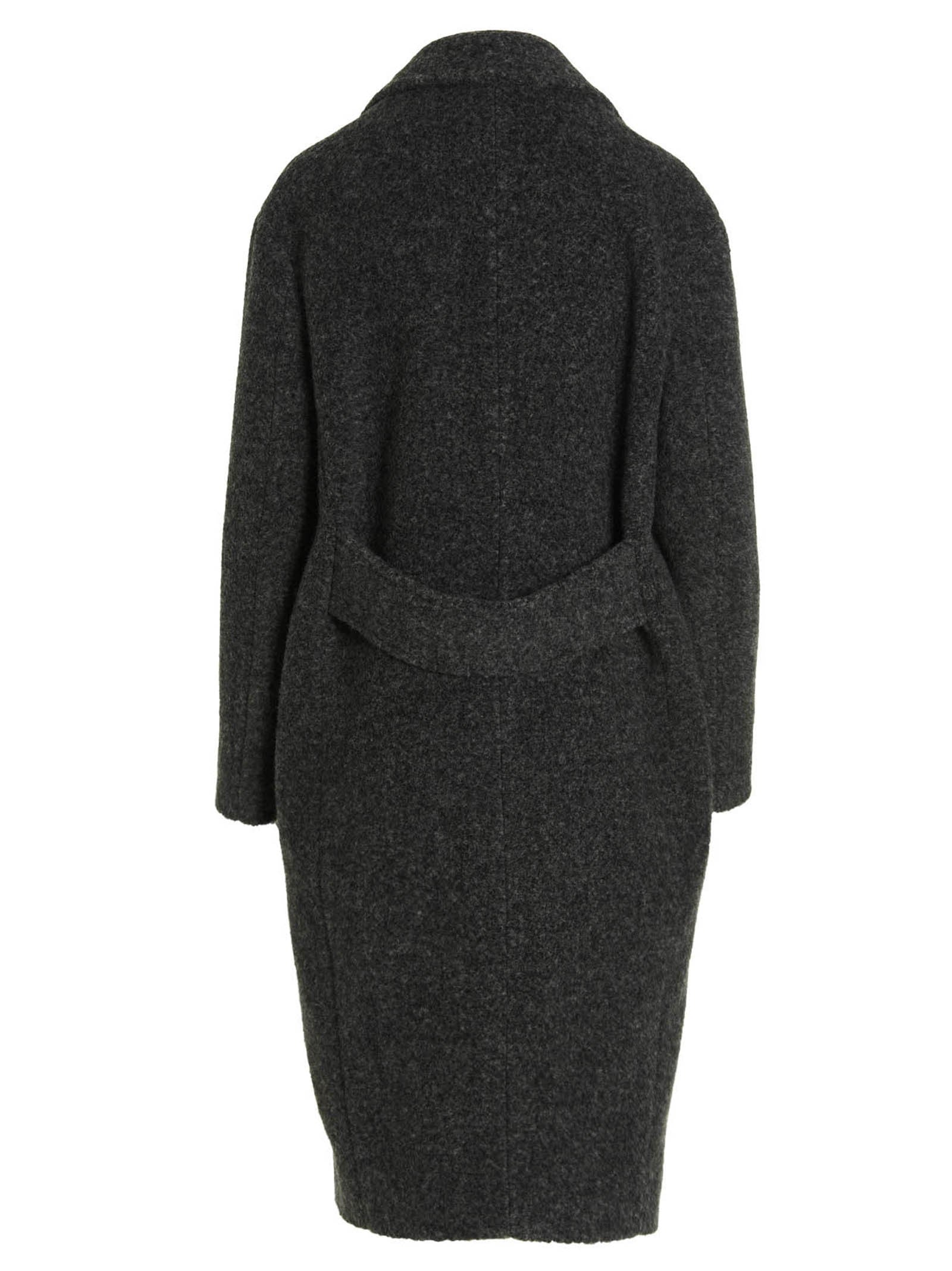 Maurizio Miri Cocoon Coat Grey