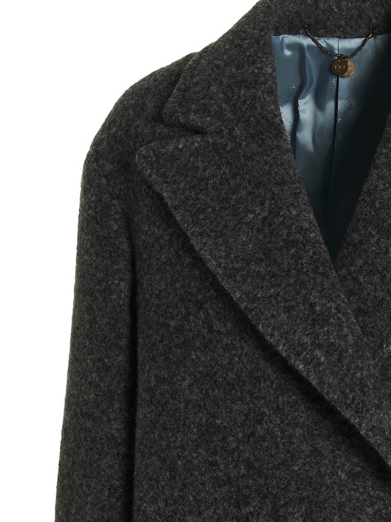 Maurizio Miri Cocoon Coat Grey