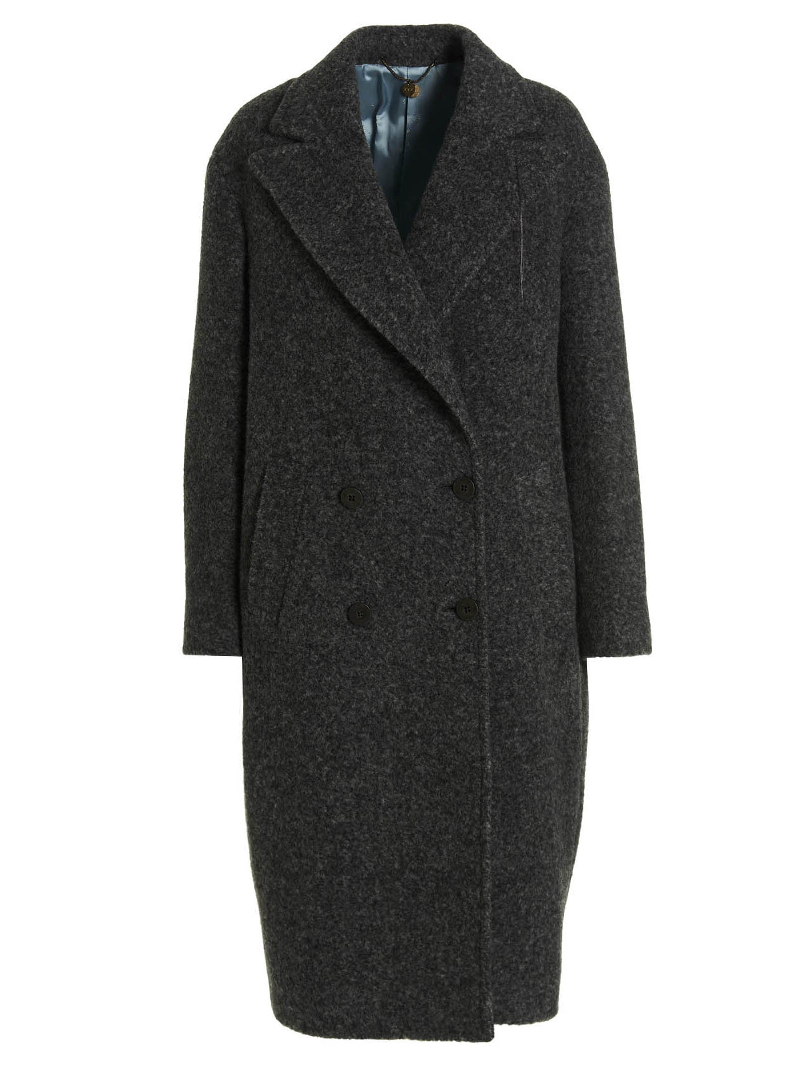 Maurizio Miri Cocoon Coat Grey