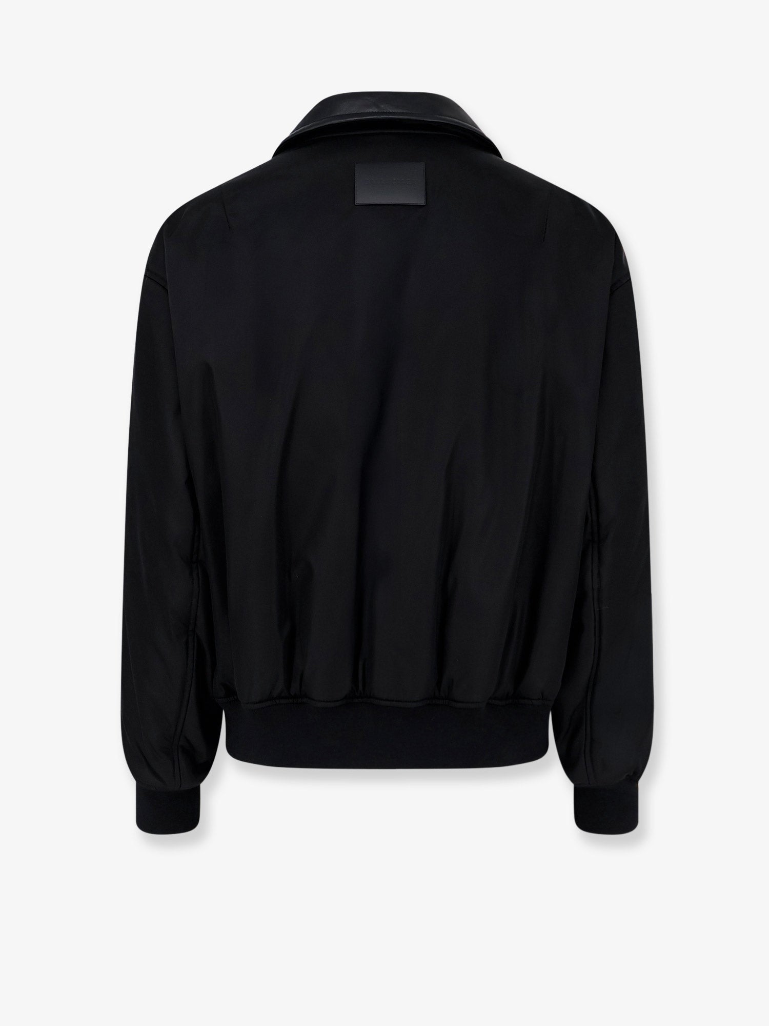 Balenciaga Men's Cocoon Down Jacket in Cotton Blend Black