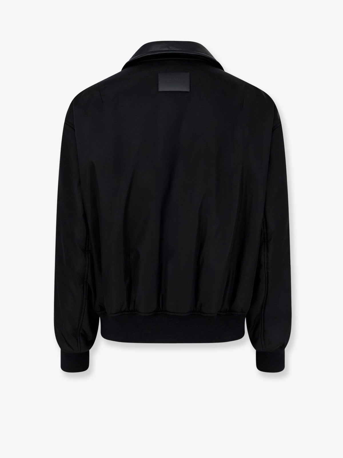Balenciaga Men's Cocoon Down Jacket in Cotton Blend Black, view 2