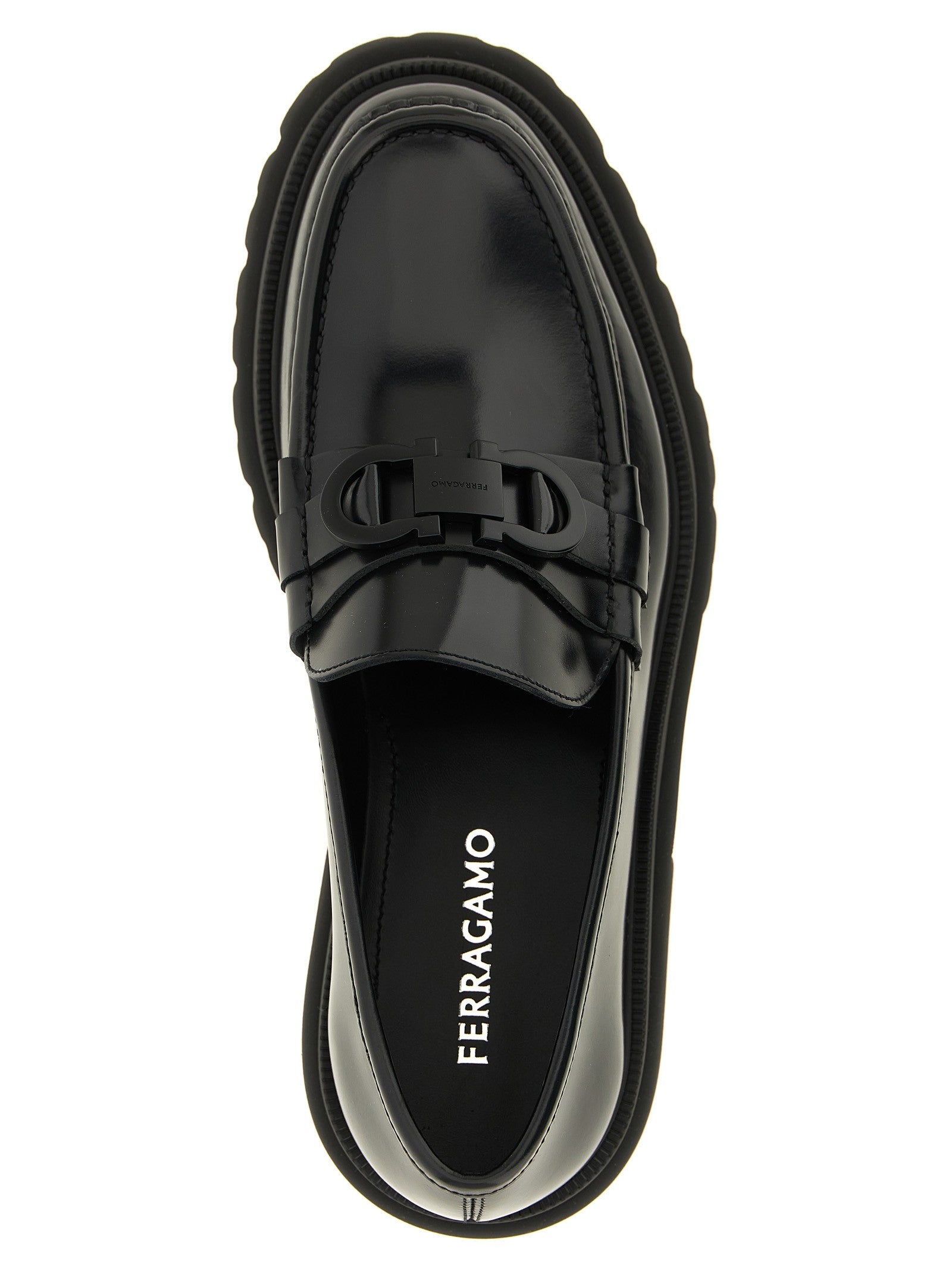 Ferragamo Cocoon Loafers Black