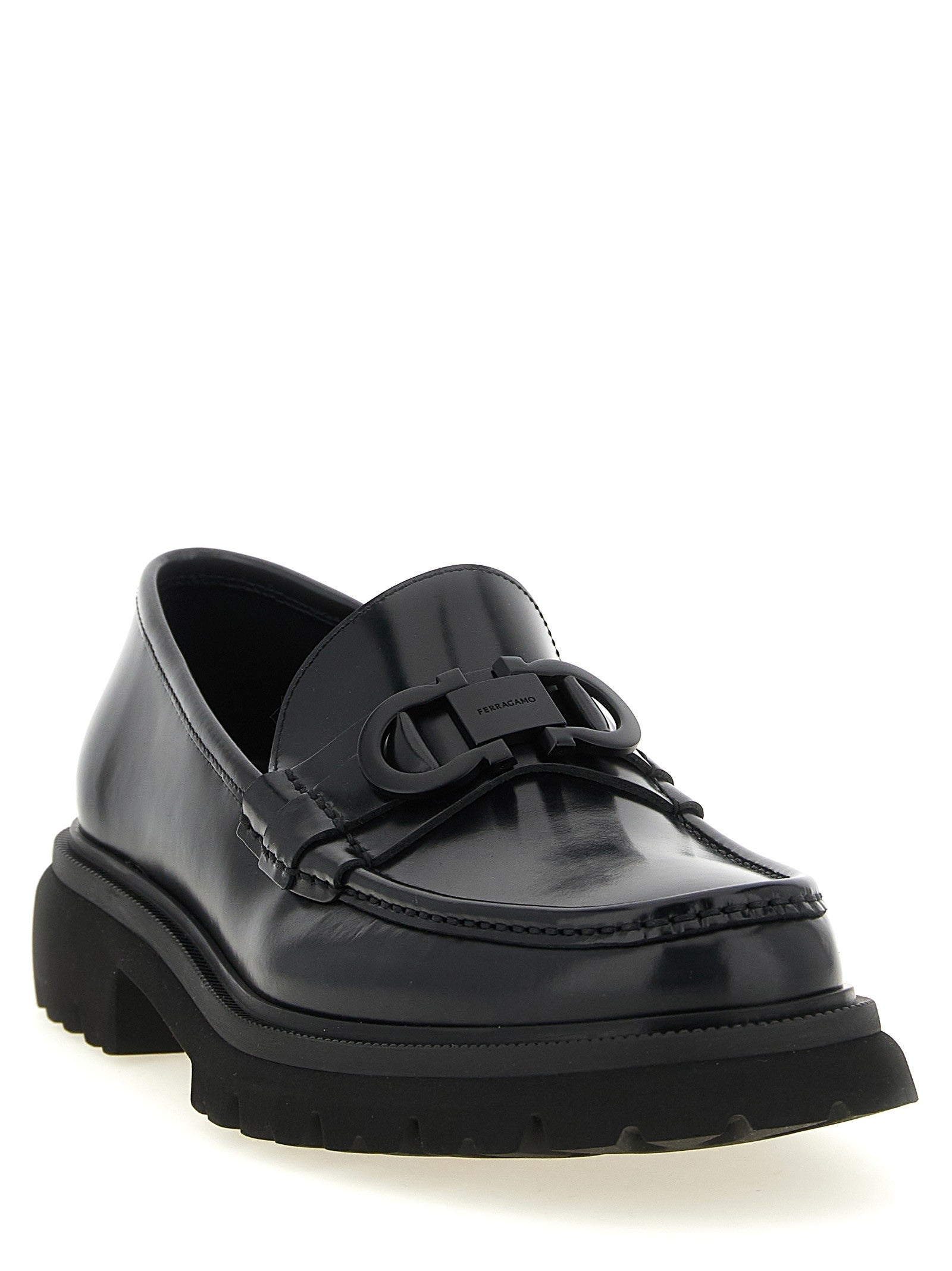 Ferragamo Cocoon Loafers Black