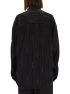 Balenciaga Women's Cocoon Shirt Black, view 3