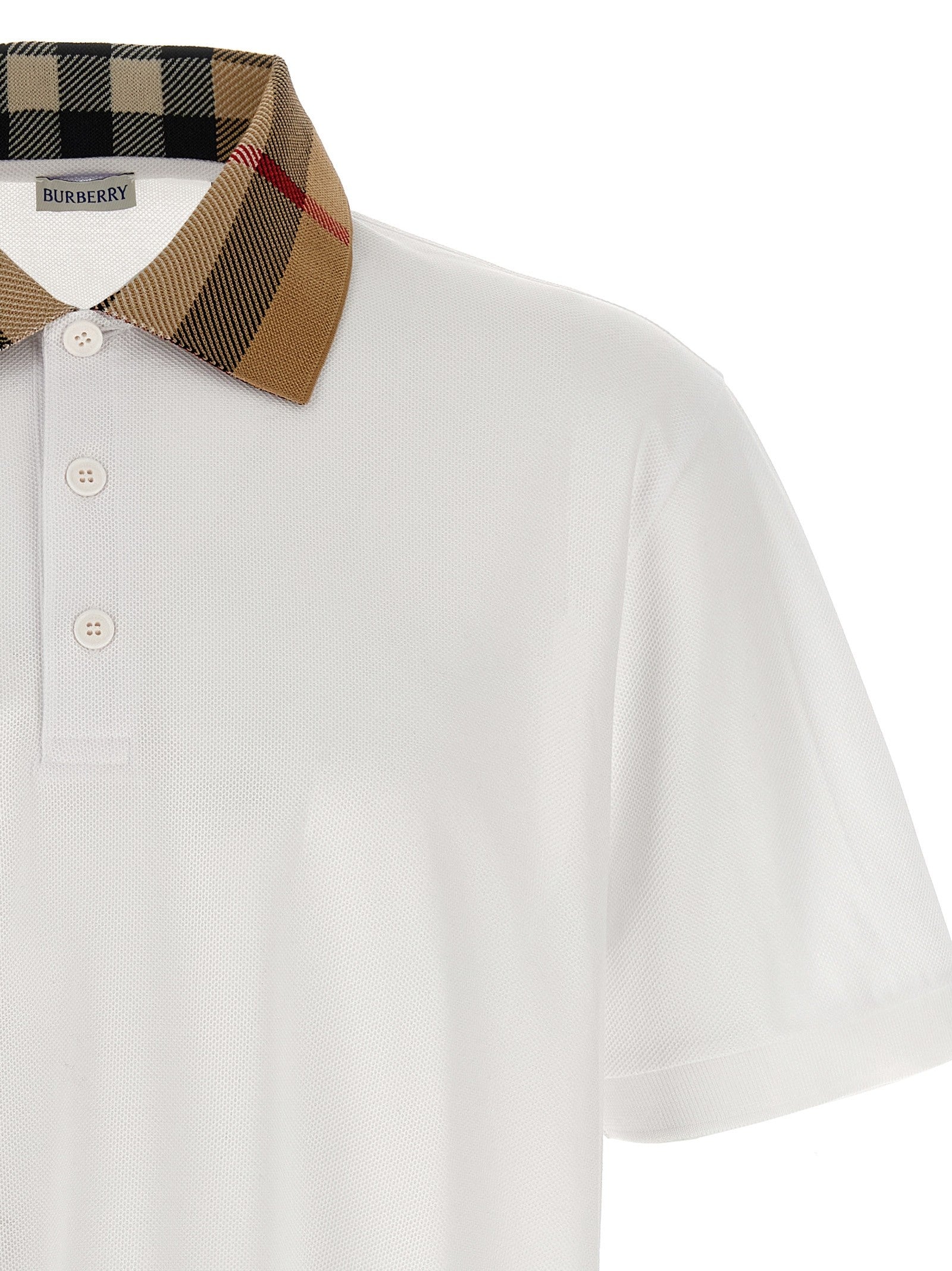 Burberry Cody Polo Shirt White