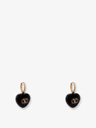 Valentino Women's Coeur Royal Metal Earrings Gold