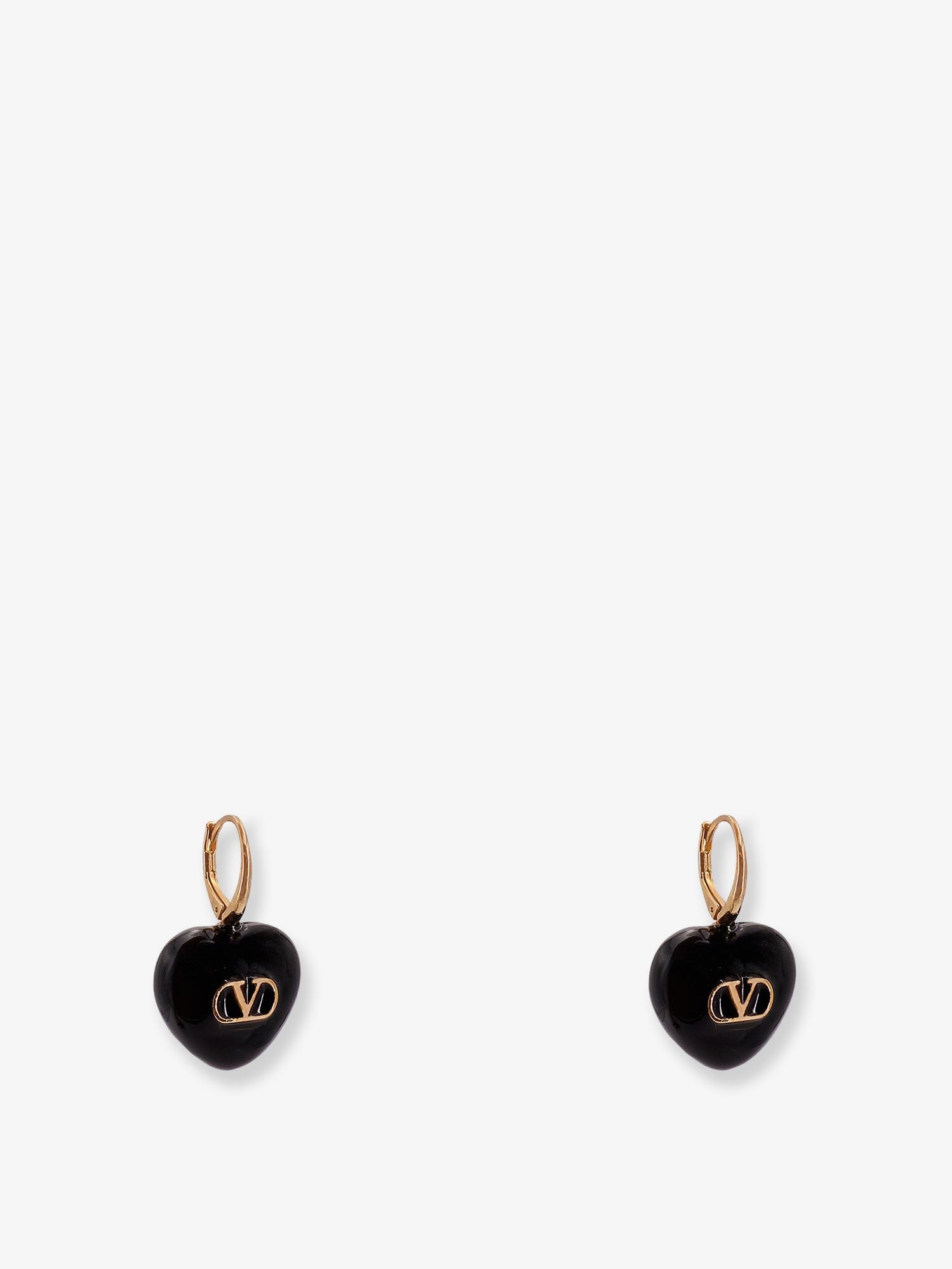 Valentino Women's Coeur Royal Metal Earrings Gold