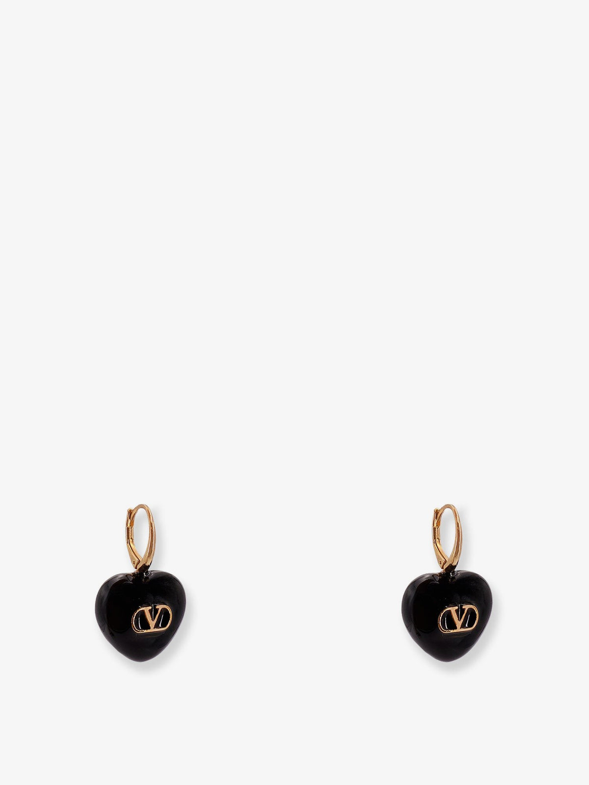 Valentino Women's Coeur Royal Metal Earrings Gold