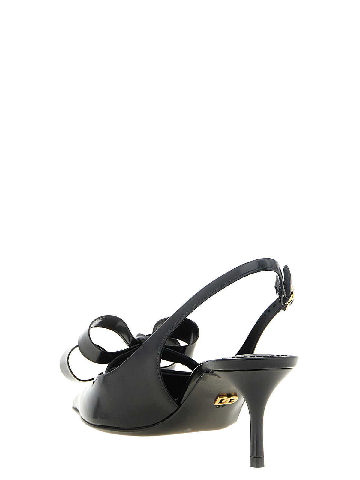 Dolce&amp;Gabbana Coeur Slingbacks Black