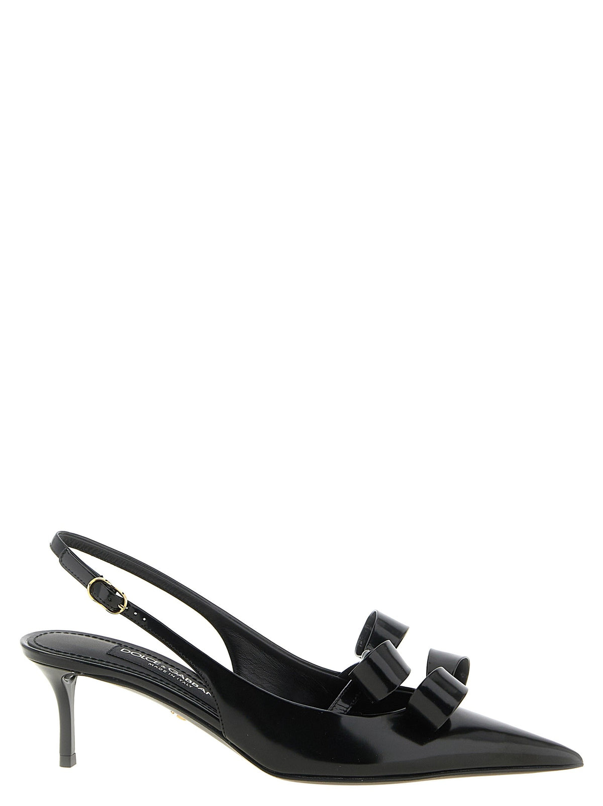 Dolce&amp;Gabbana Coeur Slingbacks Black