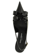 Dolce&amp;Gabbana Coeur Slingbacks Black