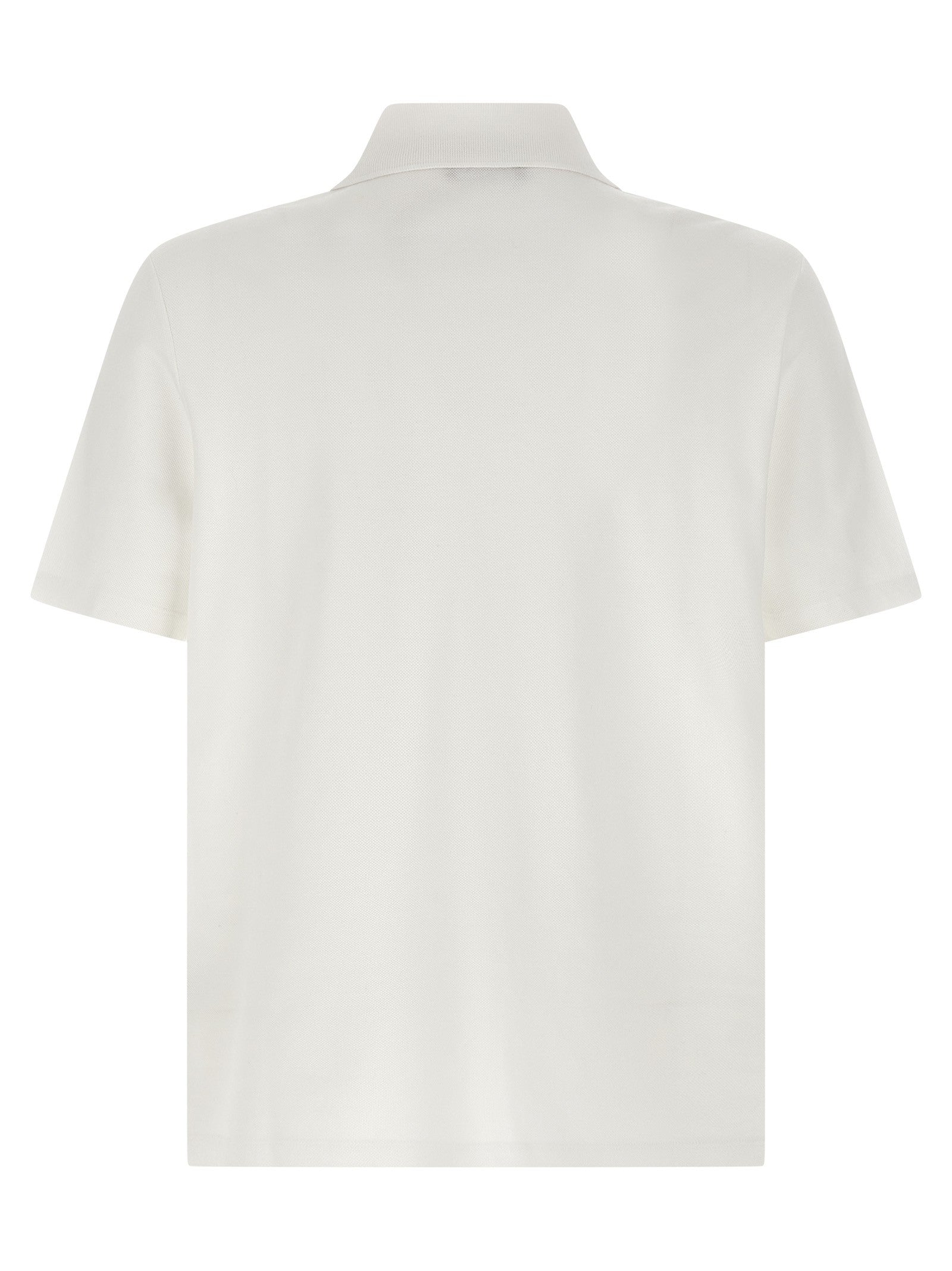 Balmain Coin Polo Shirt White