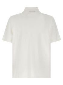 Balmain Coin Polo Shirt White