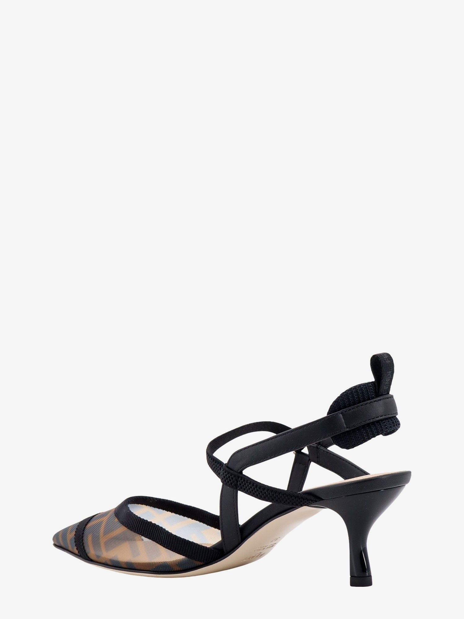 Fendi Women's Colibrì Lite Pumps in FF Mesh Black