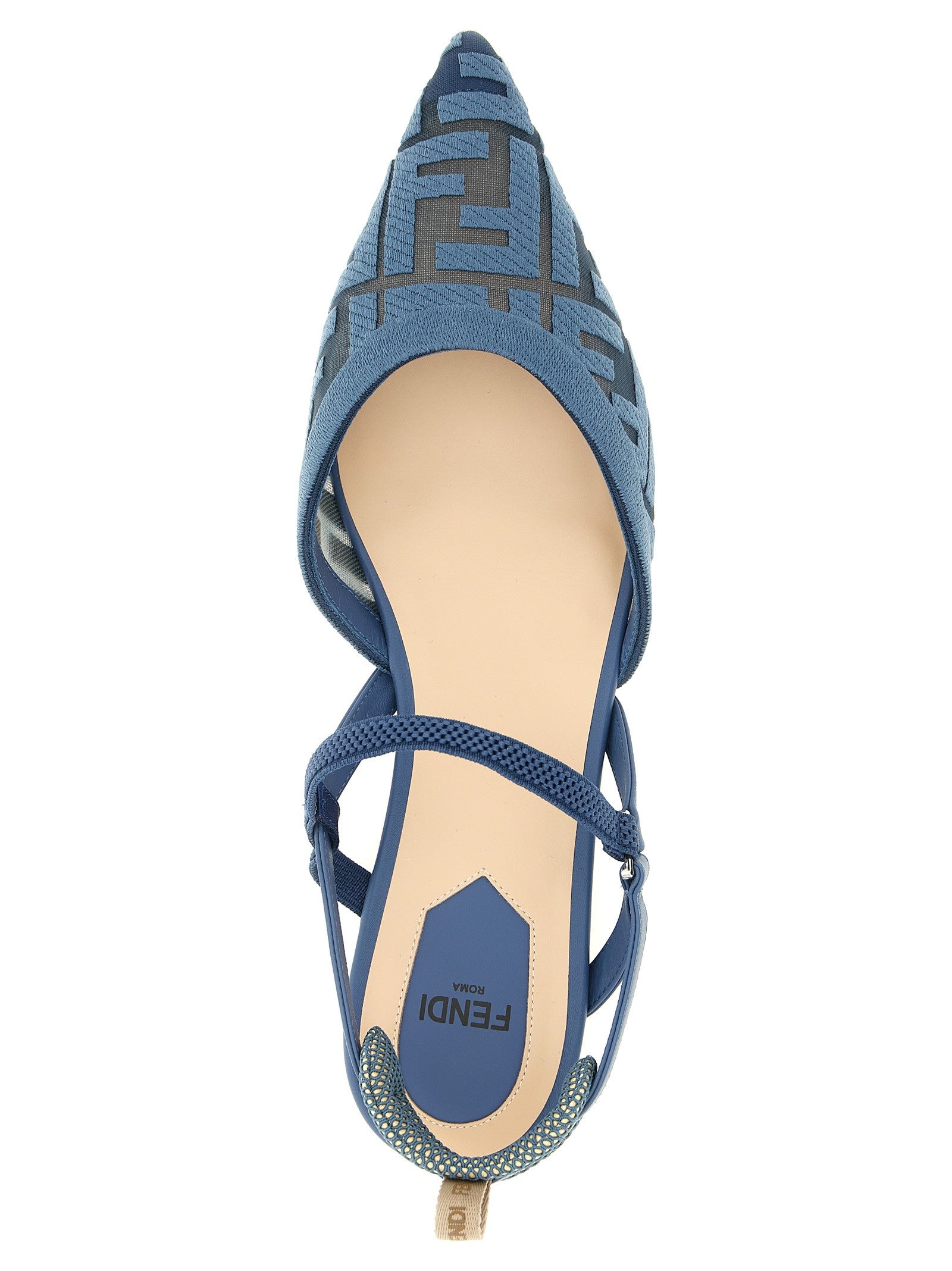 Fendi Colibrì Lite Slingback Blue