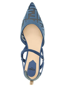 Fendi Colibrì Lite Slingback Blue