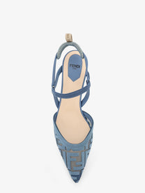 Fendi Women's Colibri Mesh Pump Blue