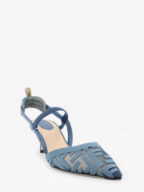 Fendi Women's Colibri Mesh Pump Blue