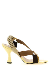 Fendi Colibrì Sandals Yellow