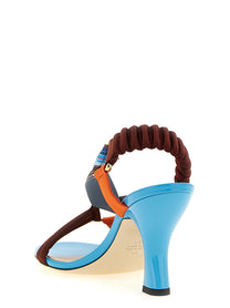 Fendi Colibrì Sandals Gold