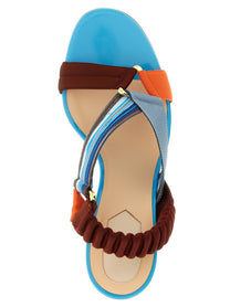 Fendi Colibrì Sandals Gold