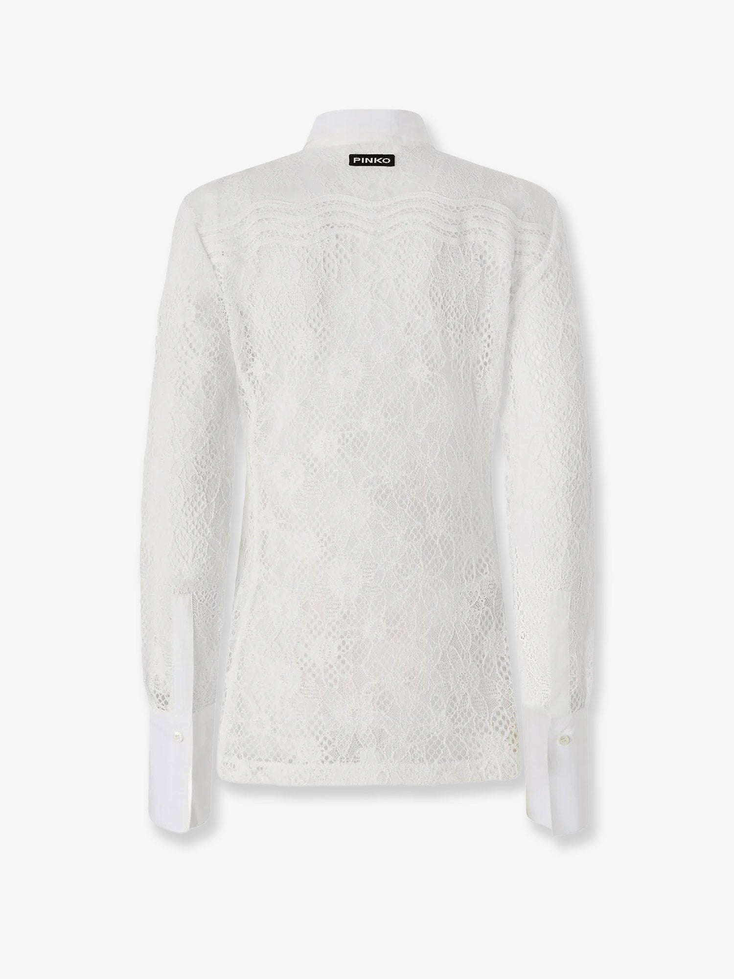 Pinko Women's Coline Lace Shirt White
