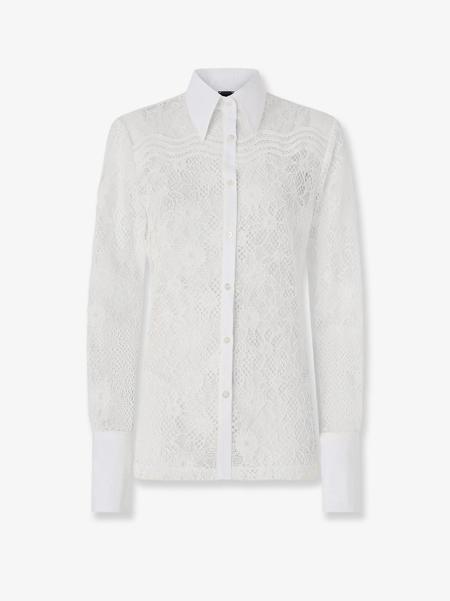 Pinko Women's Coline Lace Shirt White