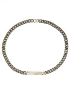 MM6 Maison Margiela Women's Chain Necklace with Numeric Signature Silver, view 2