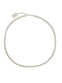 Saint Laurent Men's Collana Catena Silver