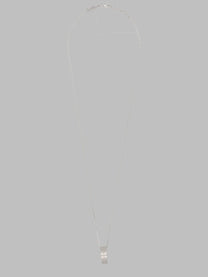 Maison Margiela Men's Collana Con Pendente AD Anello Silver