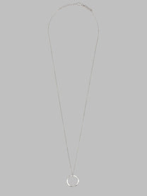Maison Margiela Unisex Collana Con Pendente Anello Silver