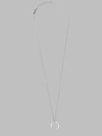 Maison Margiela Unisex Collana Con Pendente Anello Silver