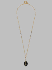 Isabel Marant Women's Collana Con Pendente in Pietra Black
