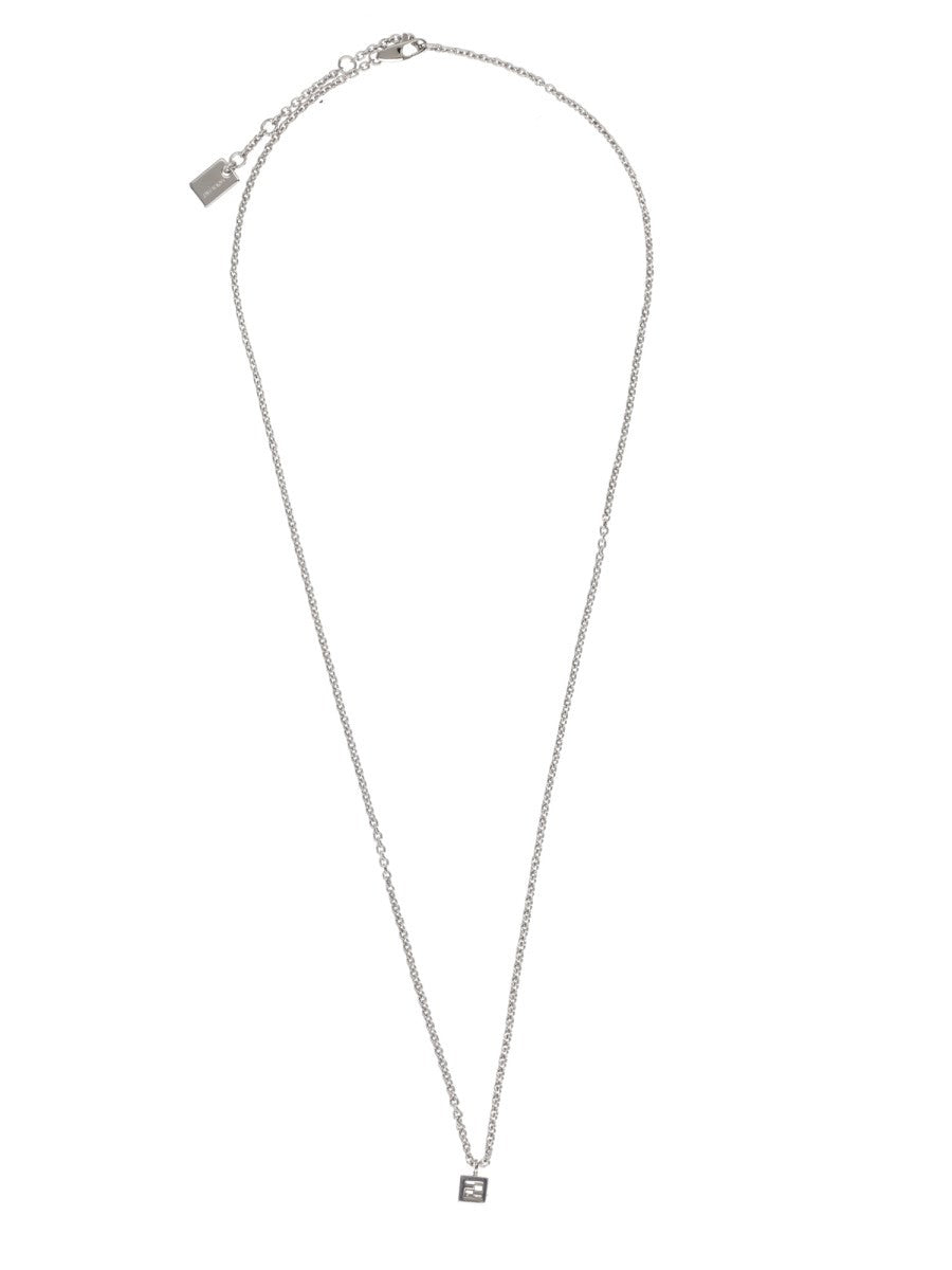 Fendi Men's Fendi Faces Necklace Silver