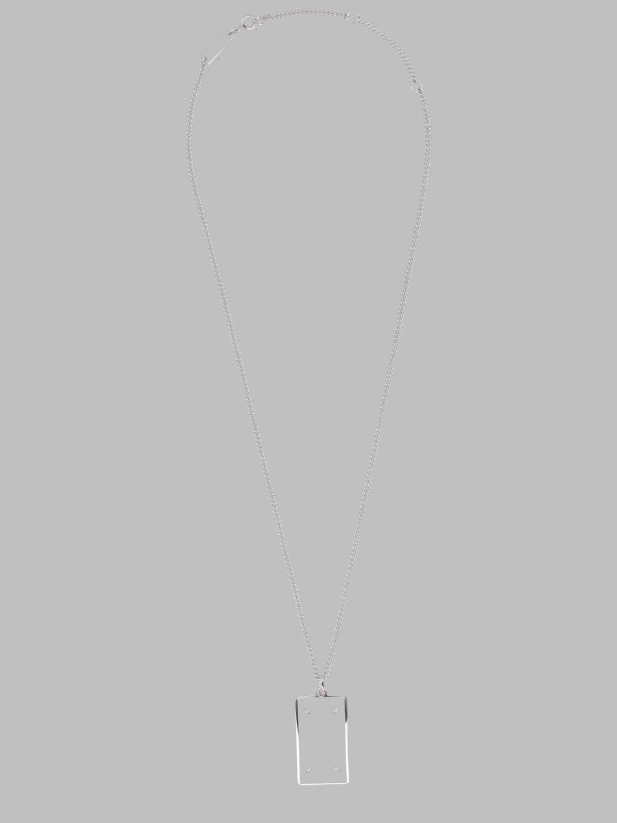 Maison Margiela Women's Collana Four Stitches Silver