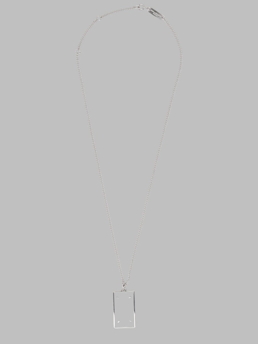 Maison Margiela Women's Collana Four Stitches Silver