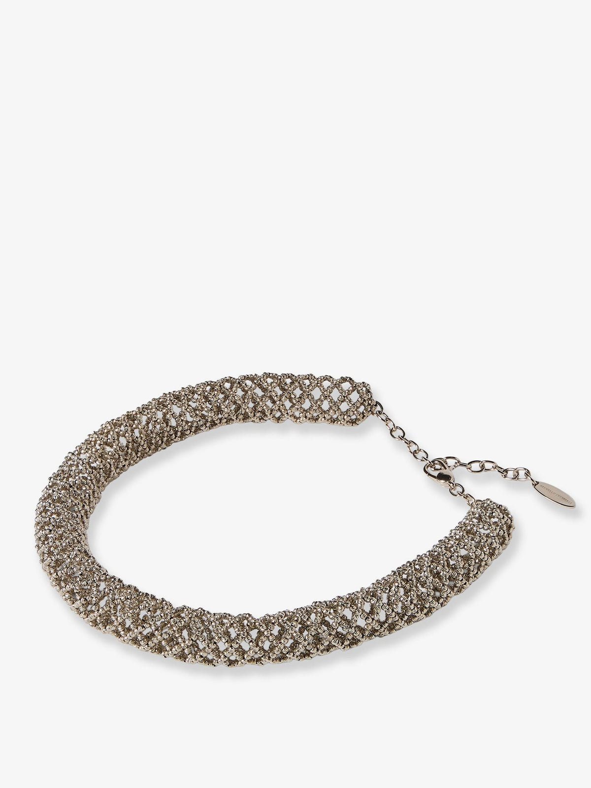 Brunello Cucinelli Women's Silver Sterling FUME' Necklace, view 2