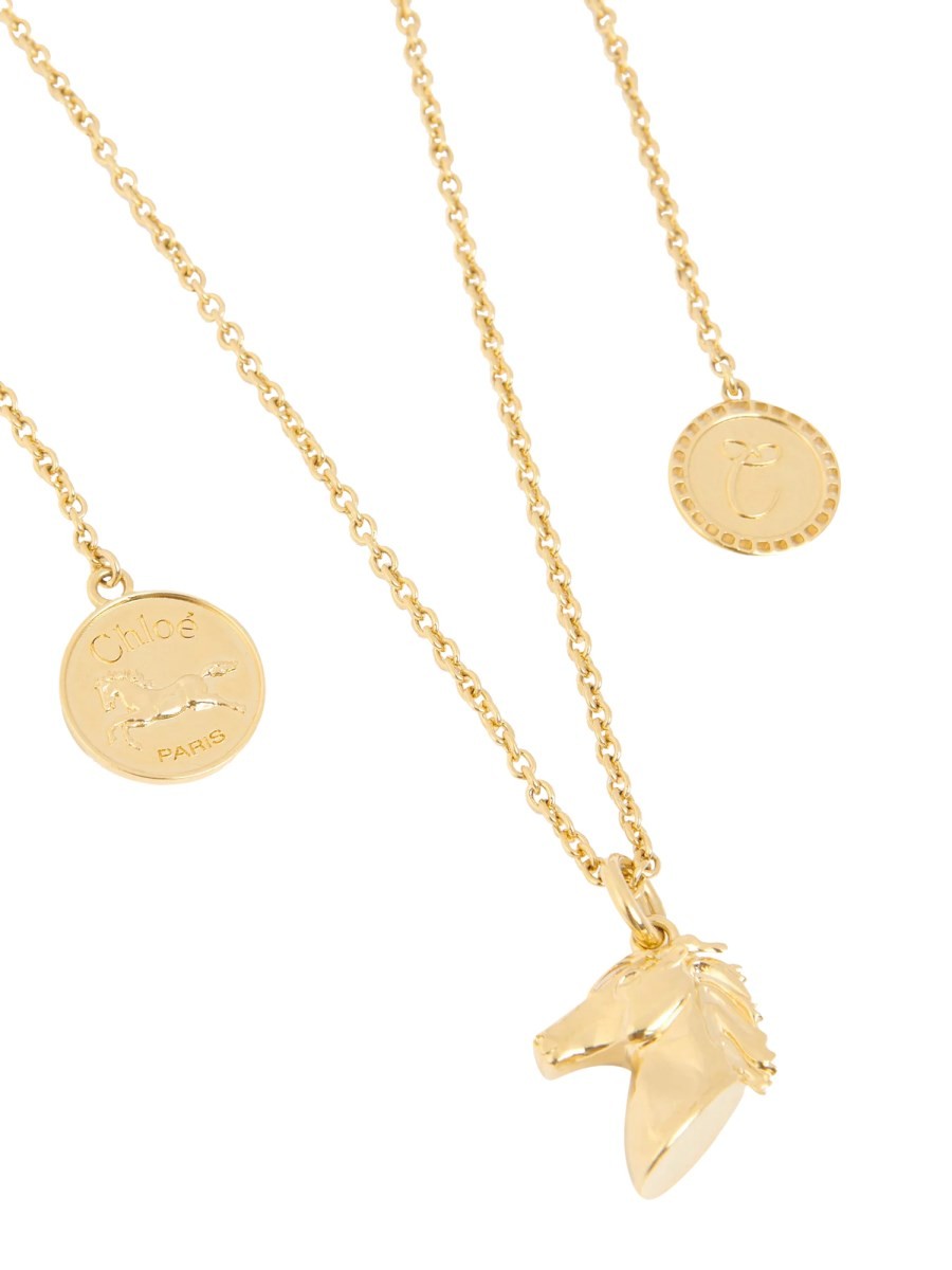 Chloé Women's Collana in Ottone Gold