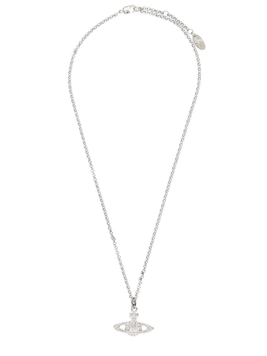 Vivienne Westwood Women's Collana Mini Bas Relief Silver
