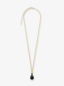 Toteme Women's Onix Drop Necklace Black