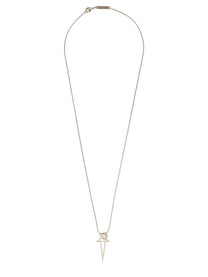 Rick Owens Women's Collana Pentagram Charm Silver